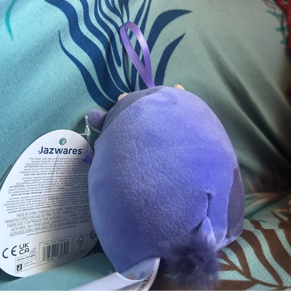 🆕🐄Squishmallows Ingred the Purple Cow Plush💜4” BRAND NEW ❣️❣️❣️ - Picture 4 of 6